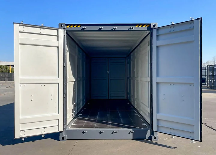 contenedor 20 pies doble puerta lateral (dsd) | high cube | apertura integral