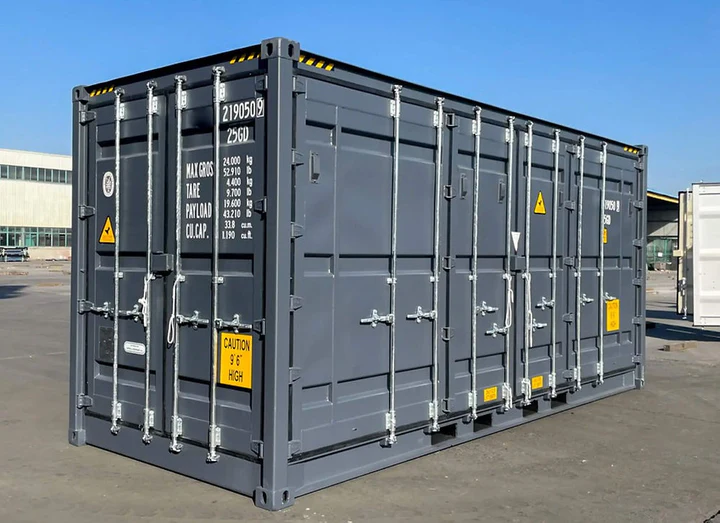 contenedor 20 pies doble puerta lateral (dsd) | high cube | apertura integral