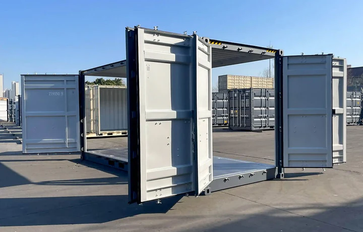 contenedor 20 pies doble puerta lateral (dsd) | high cube | apertura integral