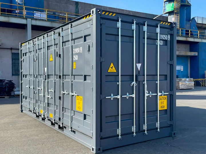 contenedor 20 pies doble puerta lateral (dsd) | high cube | apertura integral