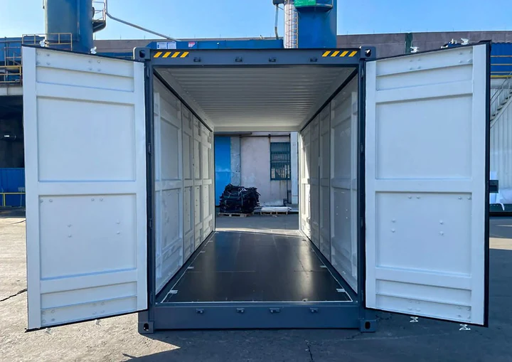 contenedor 20 pies doble puerta lateral (dsd) | high cube | apertura integral