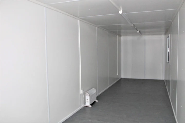 contenedor oficina 20 pies con 2 ventanas | oficina de obra segura | aislado | listo para usar
