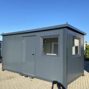 container oficina 5×2,4 metros con baño y ducha integrados – completamente equipado