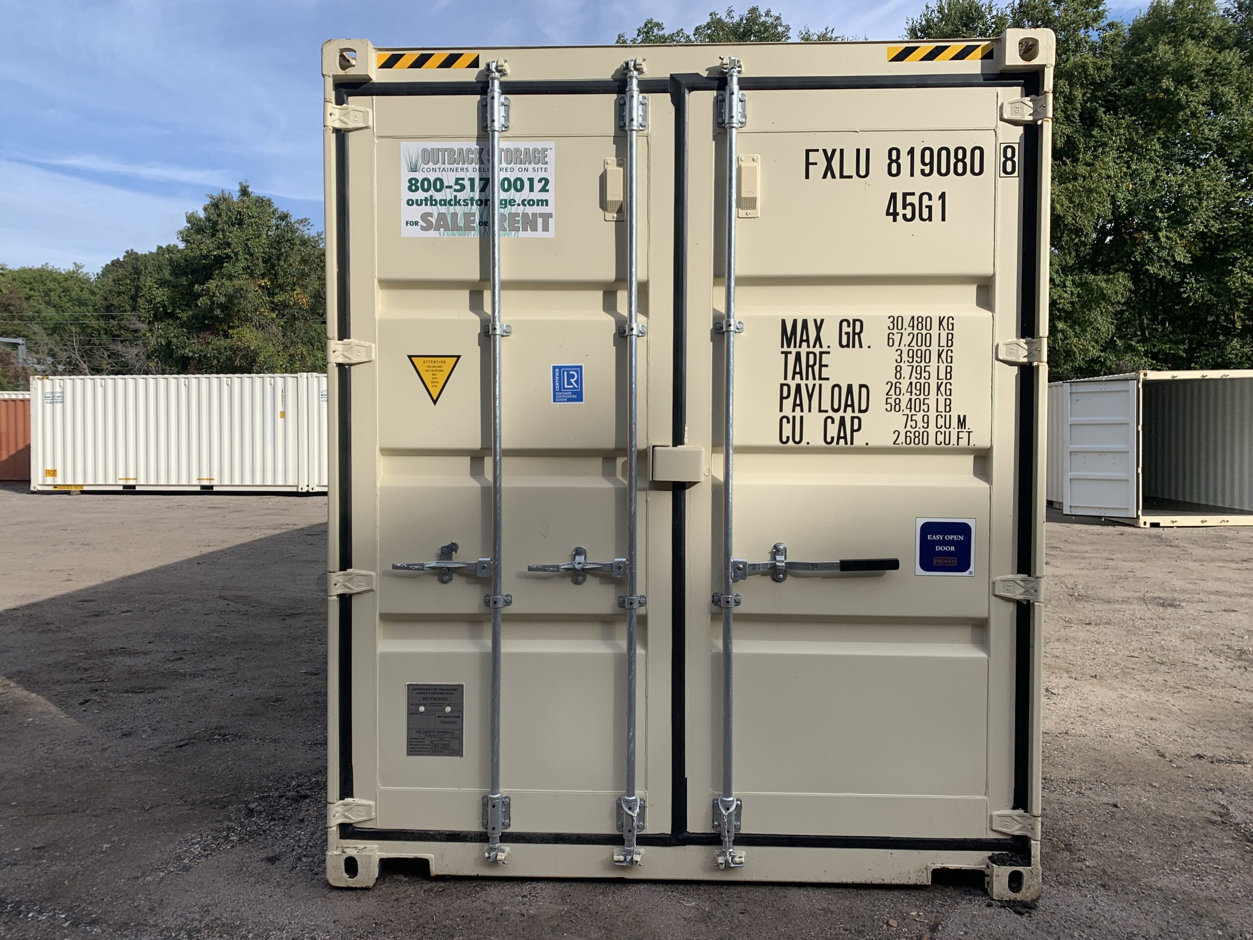 Contenedor 40 Pies High Cube Open Side – Lado completamente abierto, Color Gris - Imagen 10