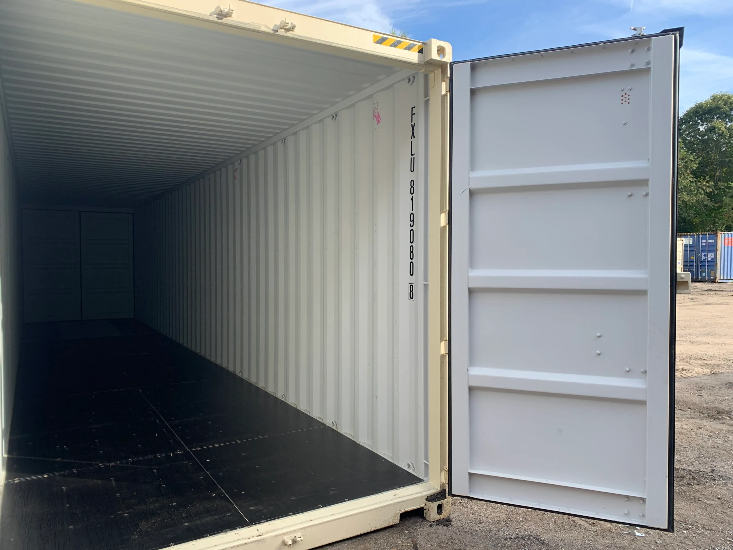 Contenedor 40 Pies High Cube Open Side – Lado Abierto – Gris – Usado Grado A - Imagen 9