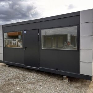 container oficina 3×6 metros – pabellón modular funcional y equipado