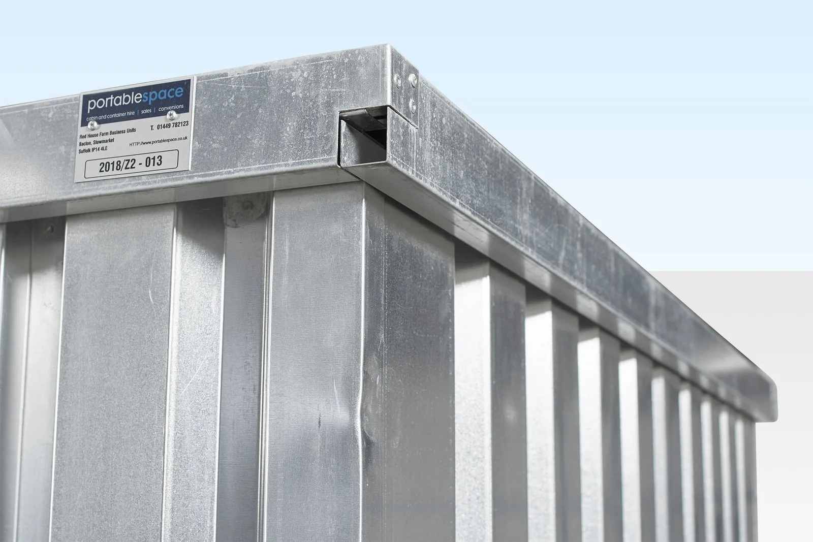 Contenedor Desmontable 3m (Flat Pack) – Galvanizado – Nuevo - Imagen 3