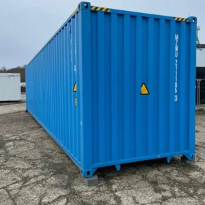 CONTENEDOR MARÍTIMO 40 PIES HC AZUL