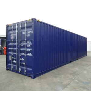 Contenedor Marítimo 40 Pies – Nuevo, ISO, Azul (RAL 5013)