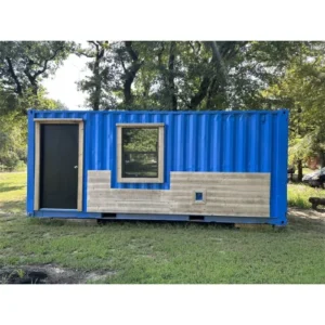 Casa contenedor azul hermoso